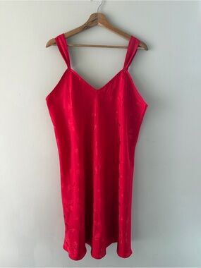 ✨MY KINK IS KARMA✨Vintage Lane Bryant Elegant Red Sleeveless Dress Size 18/20